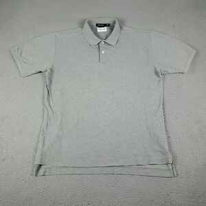 Nautica Polo Shirt Mens Size XL Gray Casual Short Sleeve Adult *